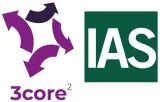 ISO 9001 certification marks: 3core and IAS